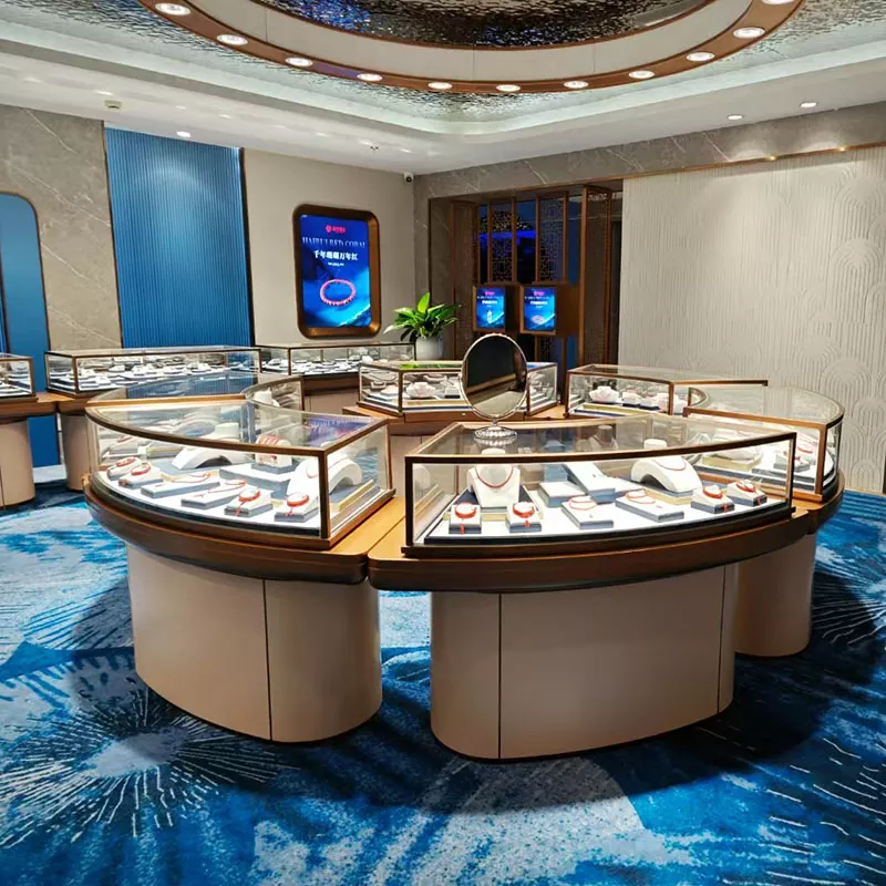 ガラス製ディスプレイテーブル