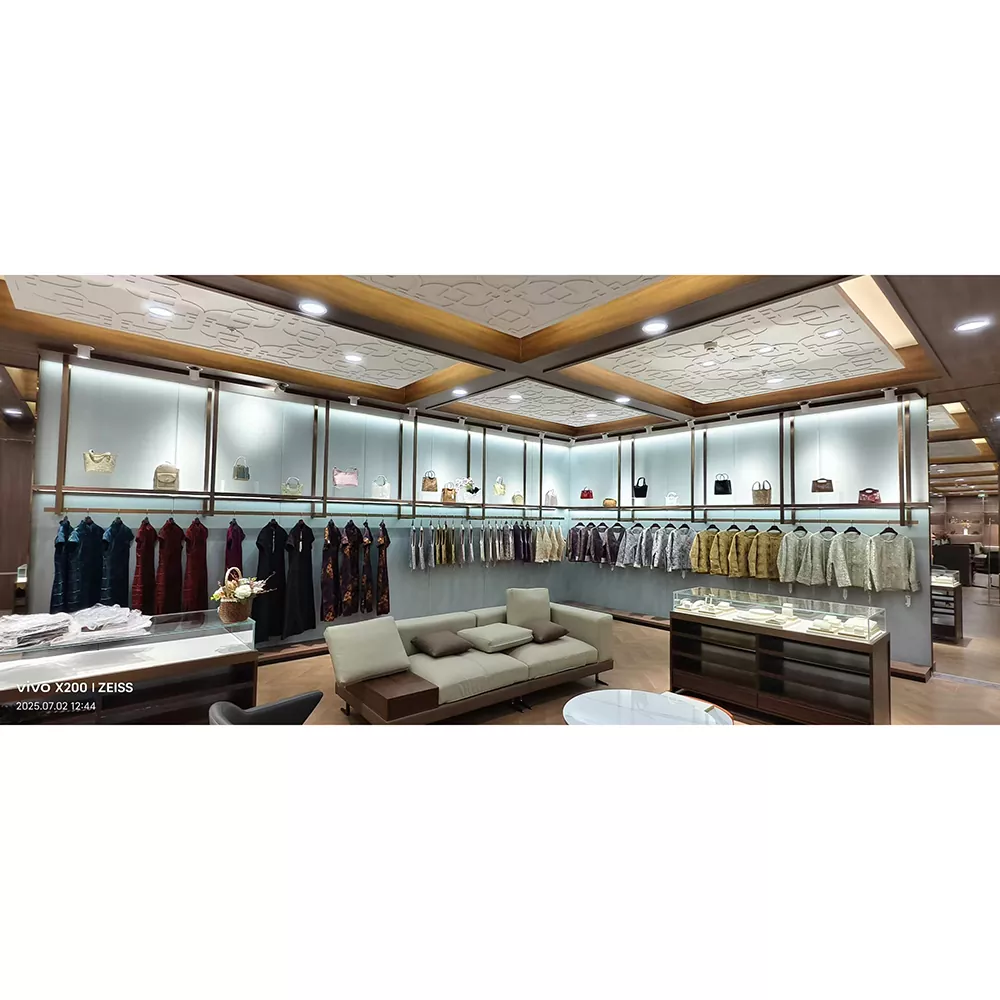 アイアン婦人服ディスプレイラック